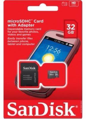 Memoria Micro Sd Hc I 32gb Clase 4 Scandisk. Caseros. Envios