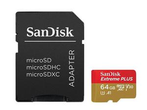 Memoria Micro Sd Sandisk 64gb A1 Extreme Plus Nuevo En Caja