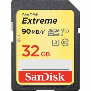 Memoria Sandisk Extreme Sdhc 32gb Clase 10 V30 U3 90mb/s
