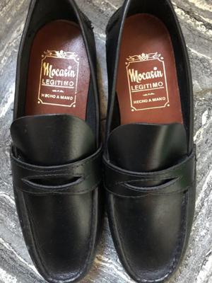 Mocasin cuero nuevo