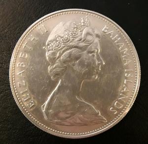 Moneda de plata de bahamas