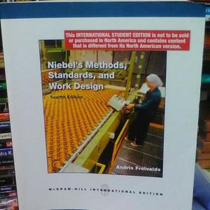 Niebel's Methods, Standards and Work Design by Freivalds,