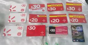 TARJETAS CLARO COLECCION X 50 UNIDADES