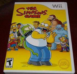 The Simpons Game Original Para Nintendo Wii