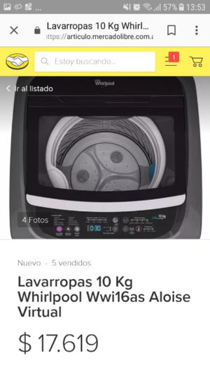 Vendo lavarropa nuevo sin uso