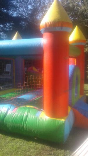 Castillo inflable con tobogán, SIN TURBINA