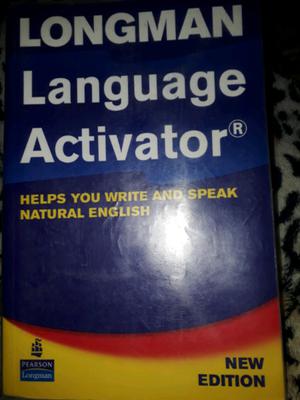 Diccionario Longman Language Activator. Pearson new edition.