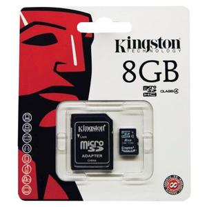 Memoria Kingston Original 8gb Clase 4 Micro Sd + Adapt Sd