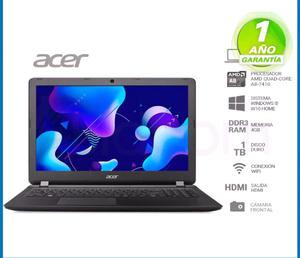 Notebook Acer A8 R5 Recibo tarjetas