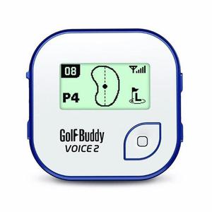 Golfbuddy Voice 2 Golf Gps / Telémetro, Blanco / Azul