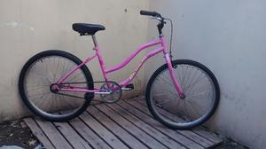 bicicleta bianchi de paseo rosa rodado 24 lista para usar