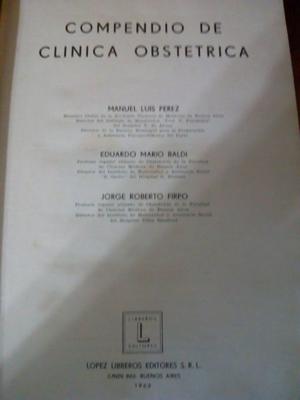 Compendio de clínica obstétrica (Pérez, Baldi, Firpo)