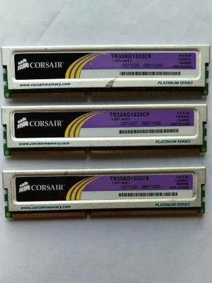 Corsair Platinum Xms3 6gb Ddr3 Ram Kit (3x2gb) Permuto
