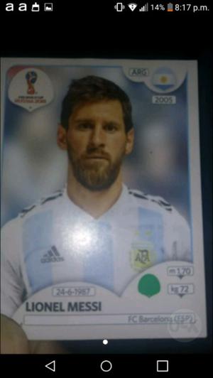 Figurita Messi 