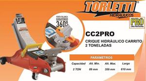 Gato carro 2 tn bajo perfil Torletti Giro 360