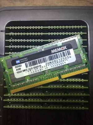 Memoria Ddr3 4gb mhz Pcs Sodimm Macbook Notebook