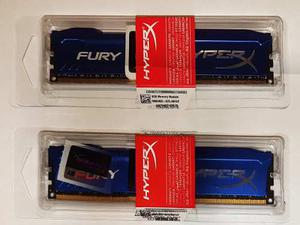 Memoria Hyperx Fury Ddr3 8 Gb - Dimm  Mhz / Pc3