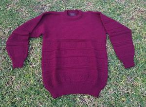 Sweater pullover hombre tejido relieve. NUEVO