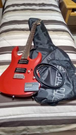 Guitarra Electrica Cort X-1 + Linea 3 Mts + Afinador + Funda