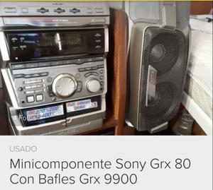 Vendo Minicomponente SONY Grx 80 con bafles Grx 