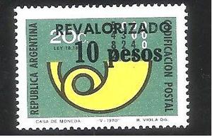 Argentina a) Codigo Postal Variedad 1 Debajo V