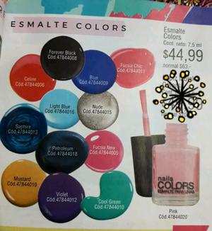 Esmaltes para uñas Colors