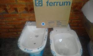 INODORO LARGO CON MOCHILA Y BIDET BARI FERRUN