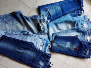 Jeans chupín talle 36 un uso