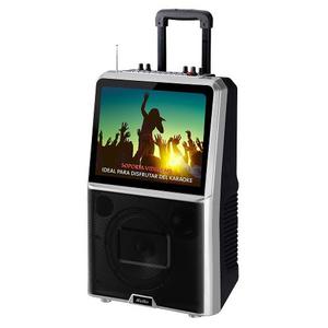 Parlante Karaoke Pantalla Led 14 Bluetooth 100w + Microfono