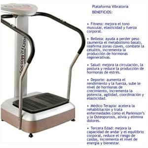 Plataforma vibratoria seminueva