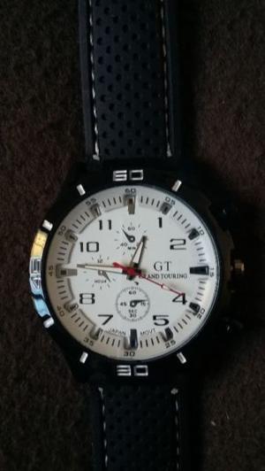 Reloj GT con malla de silicona