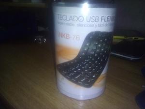 Teclado flexible USB