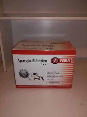 Aparejo eléctrico 12v 9 m de cable, capacidad: kg.