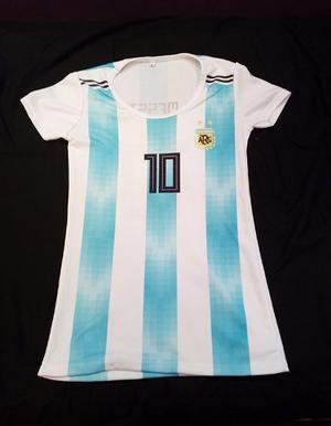 Camiseta De Argentina Para Mujer - Mundial 