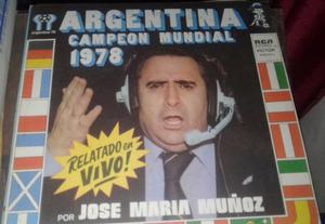 Disco de Vinilo Mundial Argentina 
