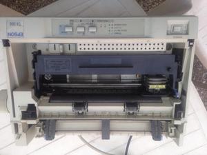 Impresora Epson Lx 300 Usada Funcionando Sin Tapa