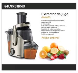 Juguera (extractor de jugo) Black & Decker