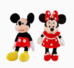 Peluche Minnie, Mickey. Miden 40 cm.