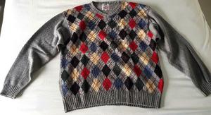 Sweater Pulover Para Hombre Rombos