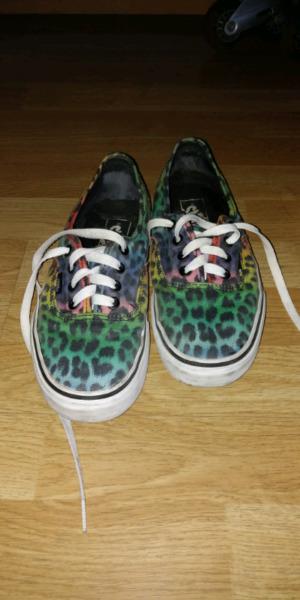 Zapatillas vans 37 importadas animal print