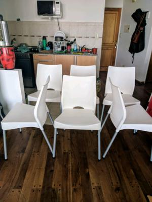 6 sillas malba reforzadas