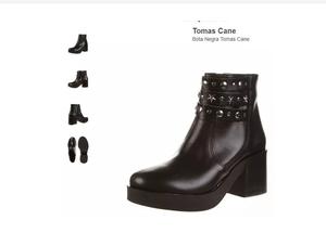 Botas Negra Tomas Cane Talle 36