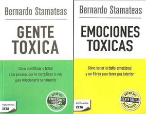 Lote De Dos Libros Nuevos Bernardo Stamateas Gente Toxica