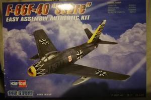 North American F-86f-40 Sabre 1:72 Hobby Boss Argentinizable