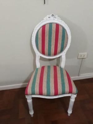 vendo silla Luis Xv en excelente estado restaurada a nuevo