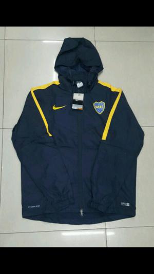 Campera rompeviento boca juniors