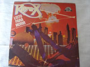 Disco vinilo de Rayo X "Listo para morir"