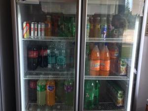 Heladera exhibidora dos puertas