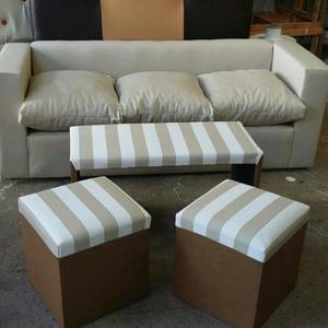 Sillón Cubo Triple