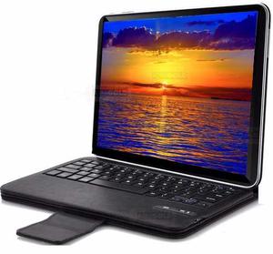 Tablet Android Wifi Hd + Funda Con Teclado + Vidrio Templado